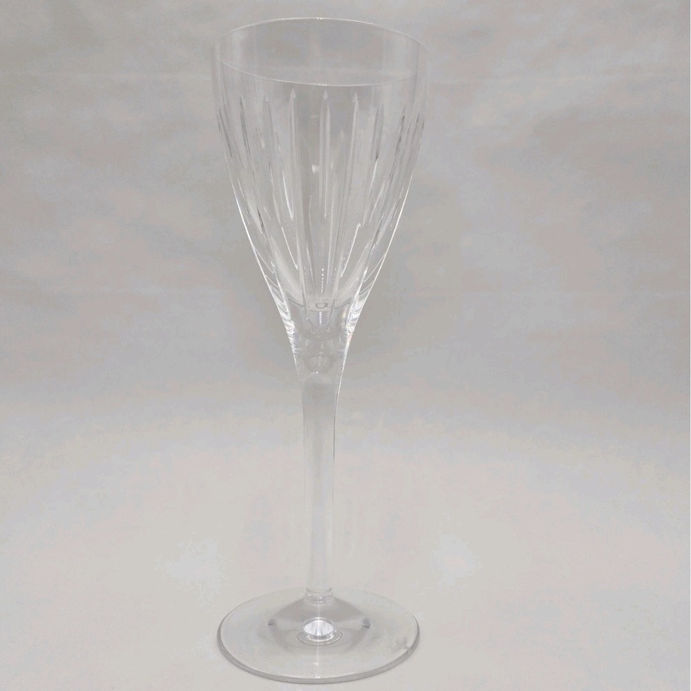Waterford Crystal Champagne Flute Vertical Optic Cut Clear Stemware‎ Ireland